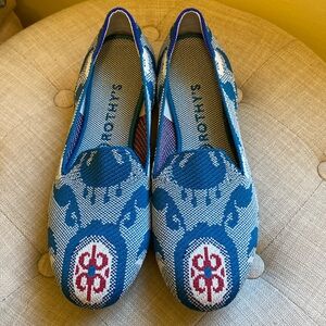 Rothy's Moroccan Teal Loafers Size 10 EEUC
